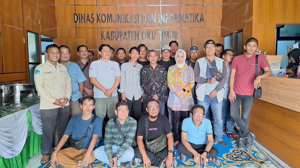 Diskominfo Gelar Halal Bihalal Bersama Wartawan OKU Timur, Pererat Silaturahmi
