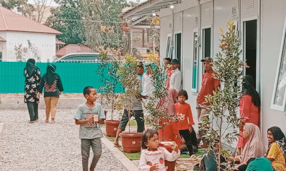 84 Keluarga Terdampak Bencana Resmi Menempati Hunian Pertama