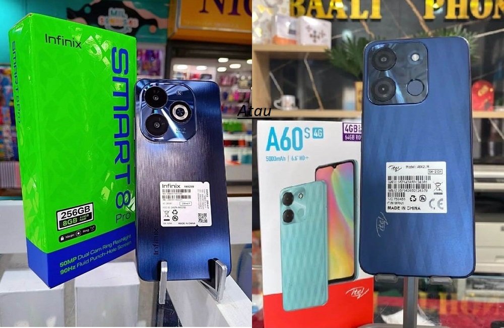 Mending Mana Infinix Smart 8 pro atau Itel A60s, Baterai Sama Jumbo Harga Beda Tipis