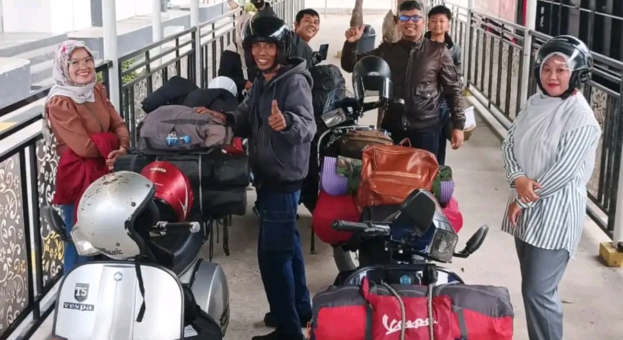 Kumpul Bareng Scooter Sumatera XXII di Prabumulih: Jadi Ajang Silaturahmi Komunitas dan Dongkrak UMKM Lokal