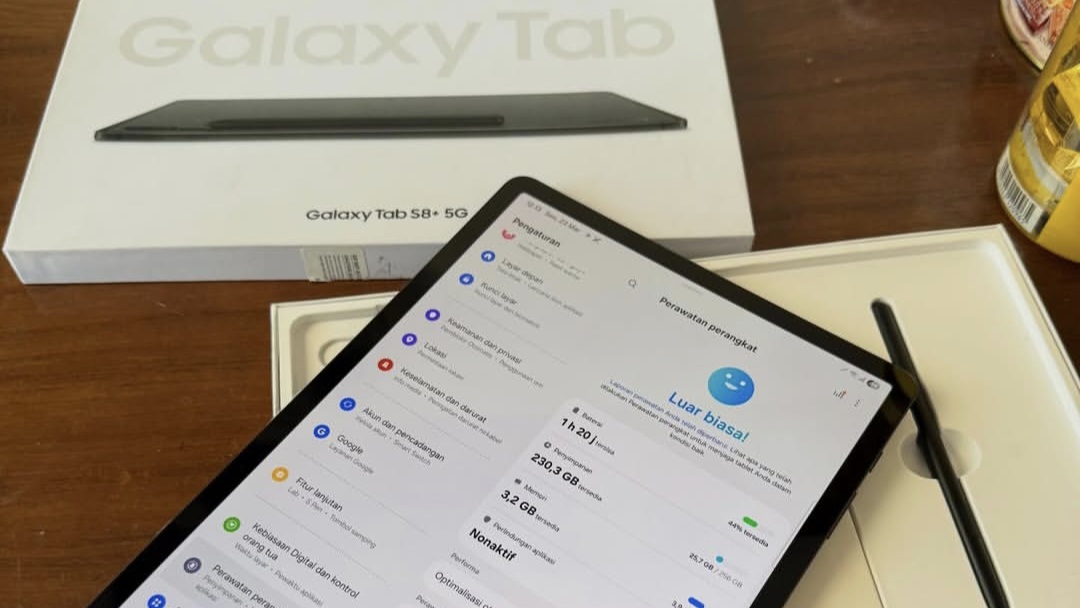 Samsung Galaxy Tab S8 Plus 5G, Tablet Flagship Gahar, Dibekali S Pen dengan Fitur Canggih