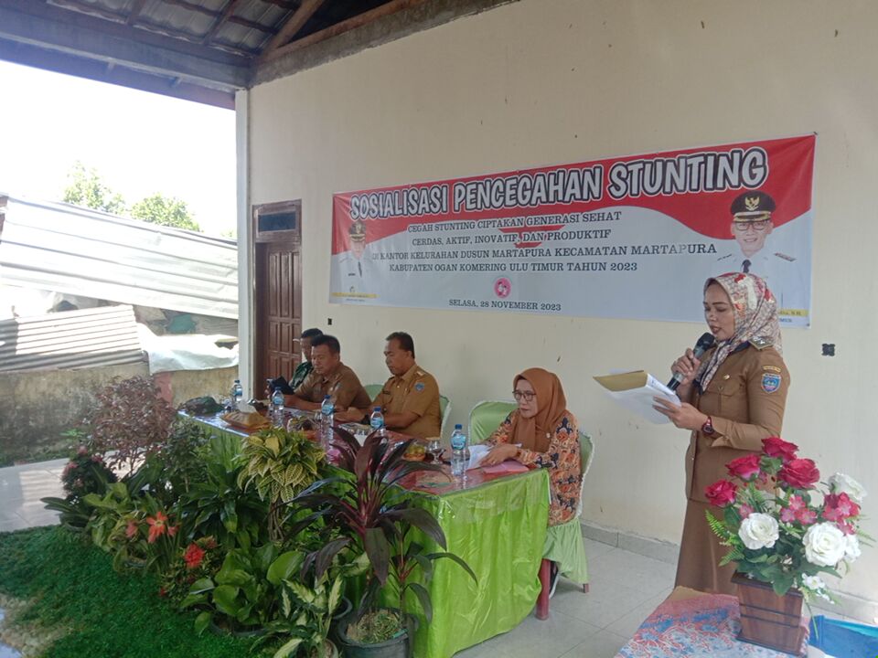 Kelurahan Dusun Martapura Cegah Stunting, Ciptakan Generasi Sehat dan Cerdas