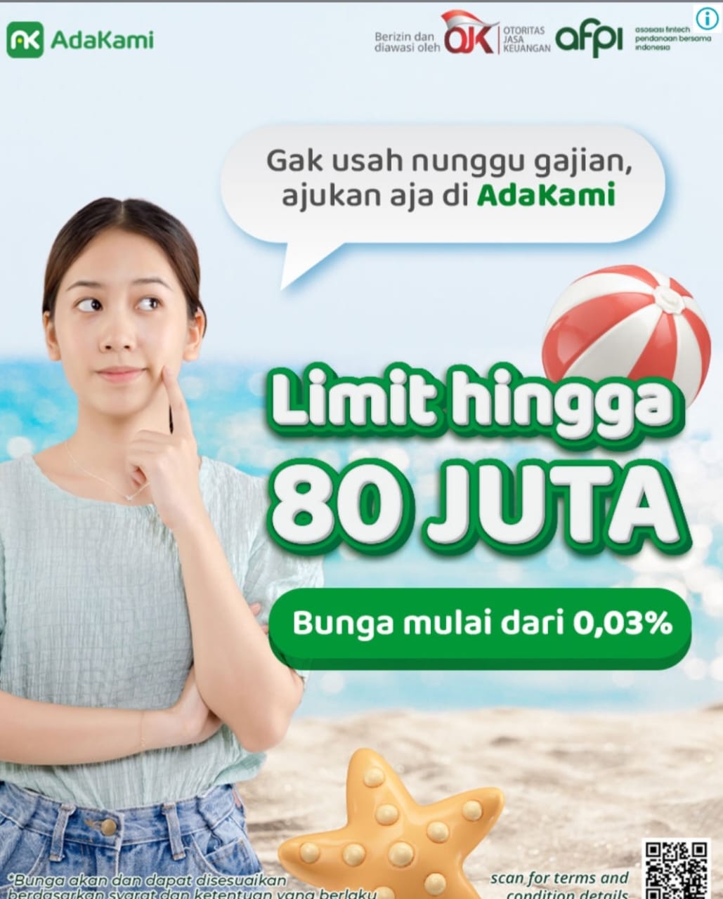 Link AdaKami Booming di Medsos dan Website, Plafon Pinjaman Sampai Rp 80 Juta