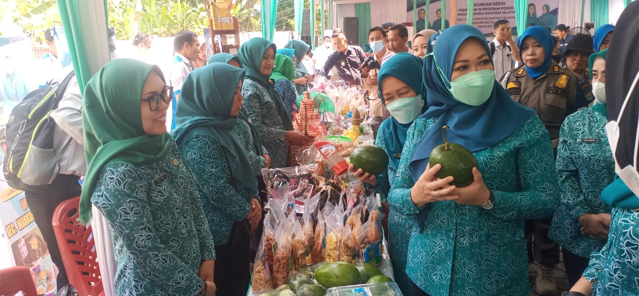 Kagum dengan Kemolekan Alpukat Ranau, Ini Kata Ketua PKK Sumsel Febrita Lustia Herman Deru