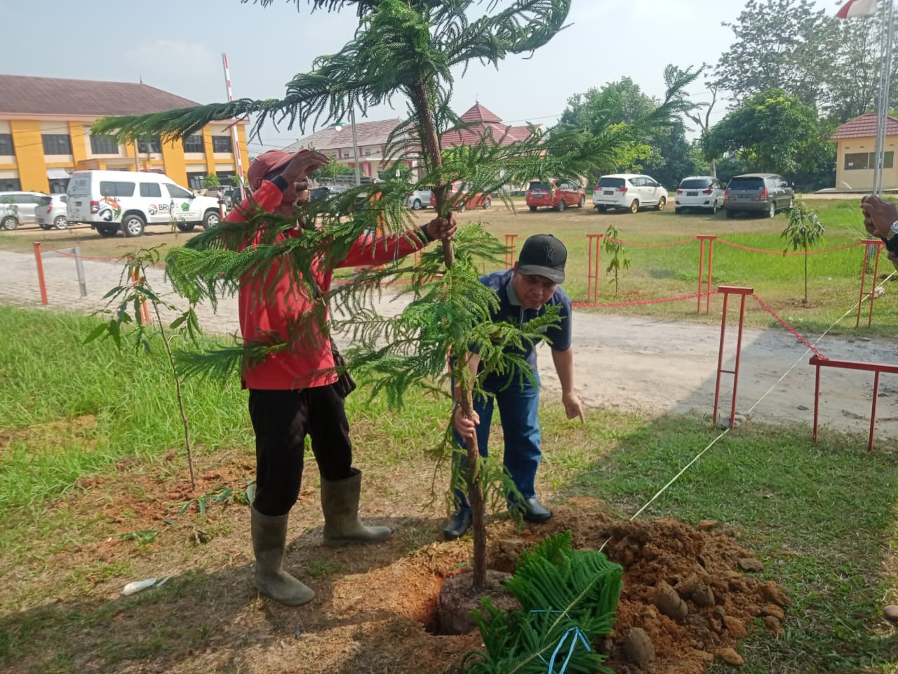 Sambut Penilaian Adipura, Direktur RSUD dr Dedy Damhudi Gercep Penghijauan Halaman