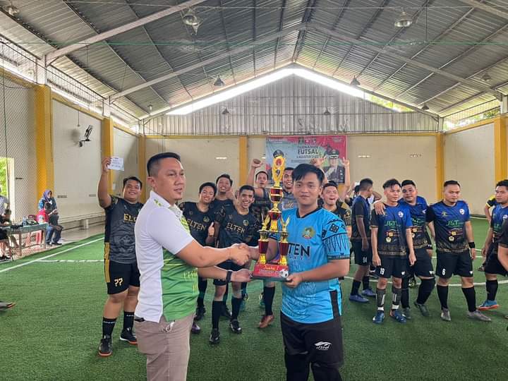 Lapas Martapura Juara I Turnamen Futsal Kemenkumham Sumsel, Kalapas : Kami Bangga