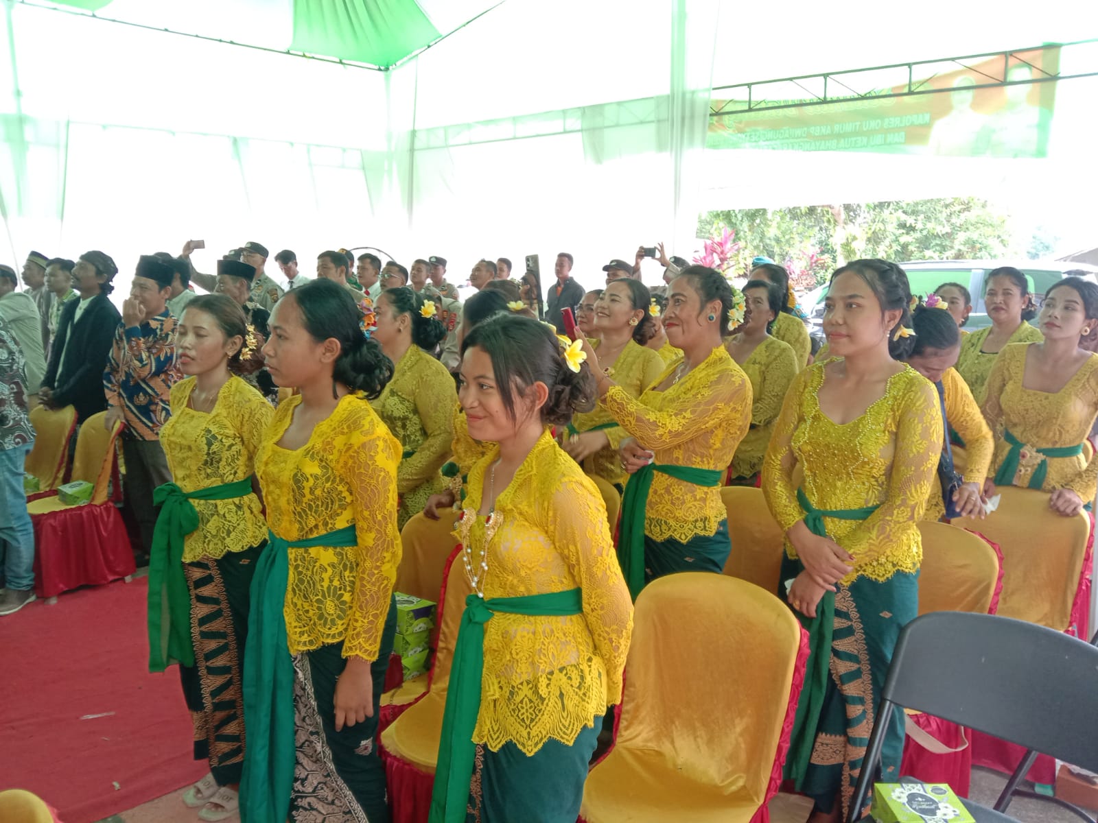 Kuker Terakhir di Polsek BP Peliung, Kapolres Disambut Tarian Rejang Renteng Adat Bali