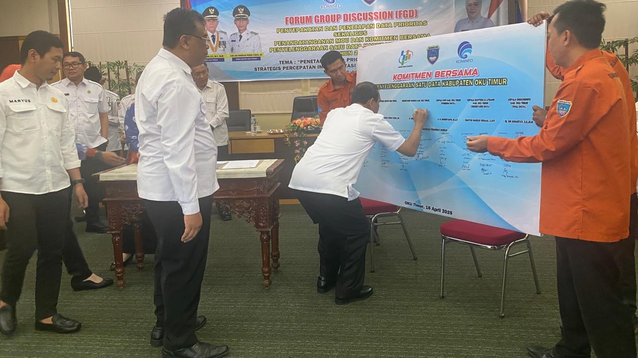 Diskominfo OKU Timur Gelar FGD