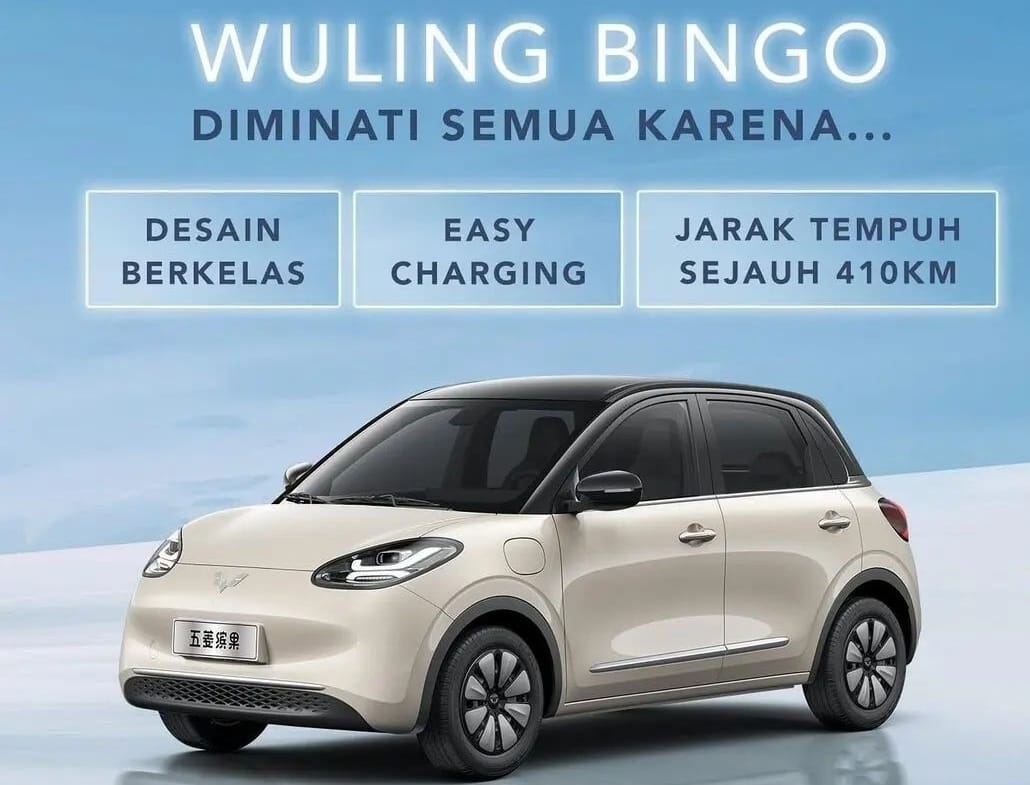 Waw Keren, Ini Mobil Listrik Wuling Bingo yang Bakal Booming