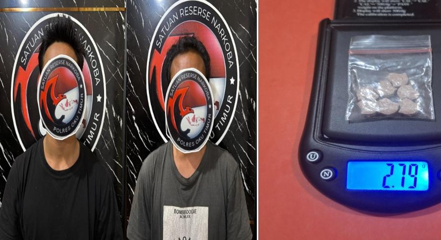 Bawa Ekstasi Berlogo Labubu, Dua Kurir Narkoba di OKU Timur Ditangkap Polisi