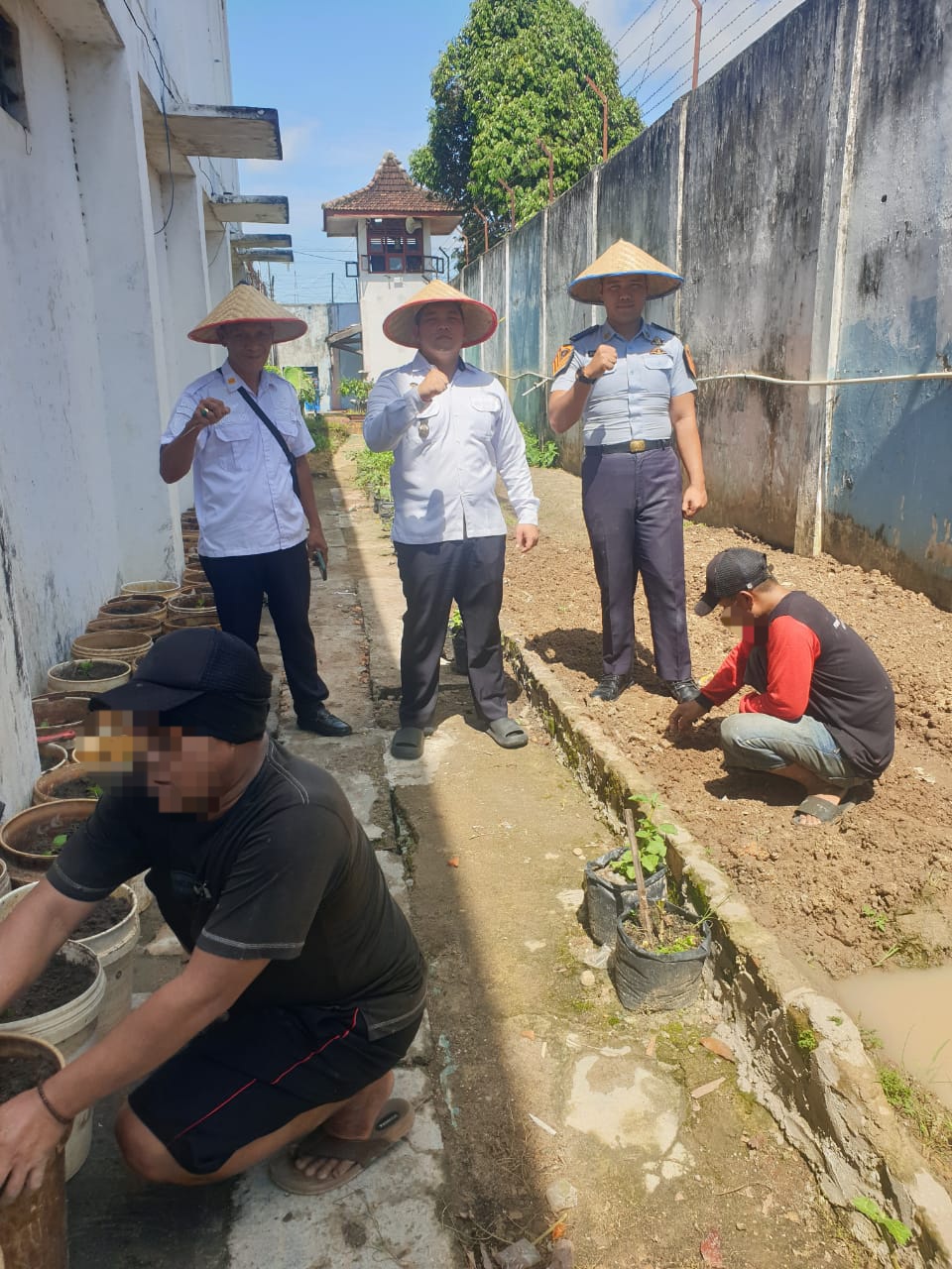 Lapas Martapura Dukung Penelitian Taruna Poltekpin di Bidang Ketahanan Pangan