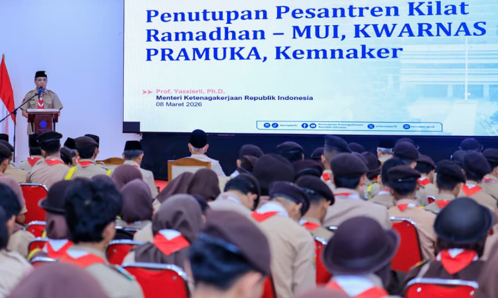 Penutupan Pesantren Kilat Ramadan, Bekali Pramuka Siap Kerja di Era AI