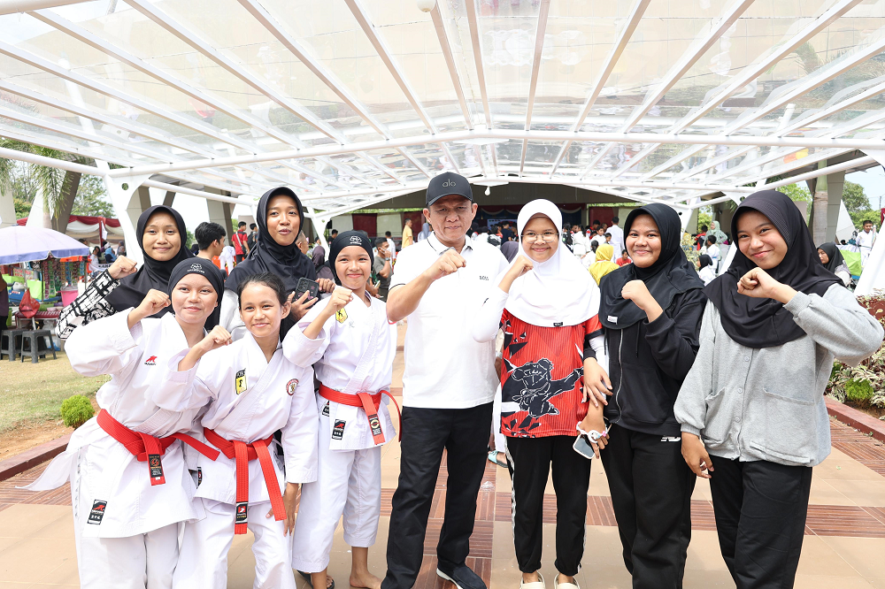 Bupati Lanosin Resmikan Kejuaraan Karate Daerah Provinsi Sumatra Selatan Lemkari Seri II 2024