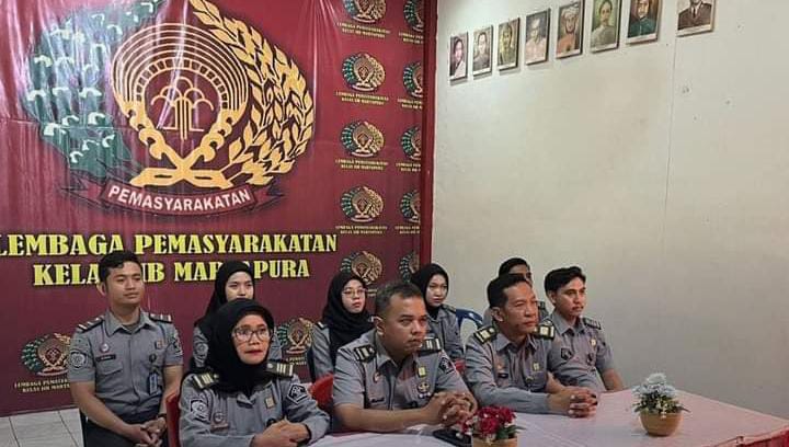 Lapas Martapura Ikuti Sosialisasi Aturan Kode Etik dan Perilaku Pegawai Kemenkumham