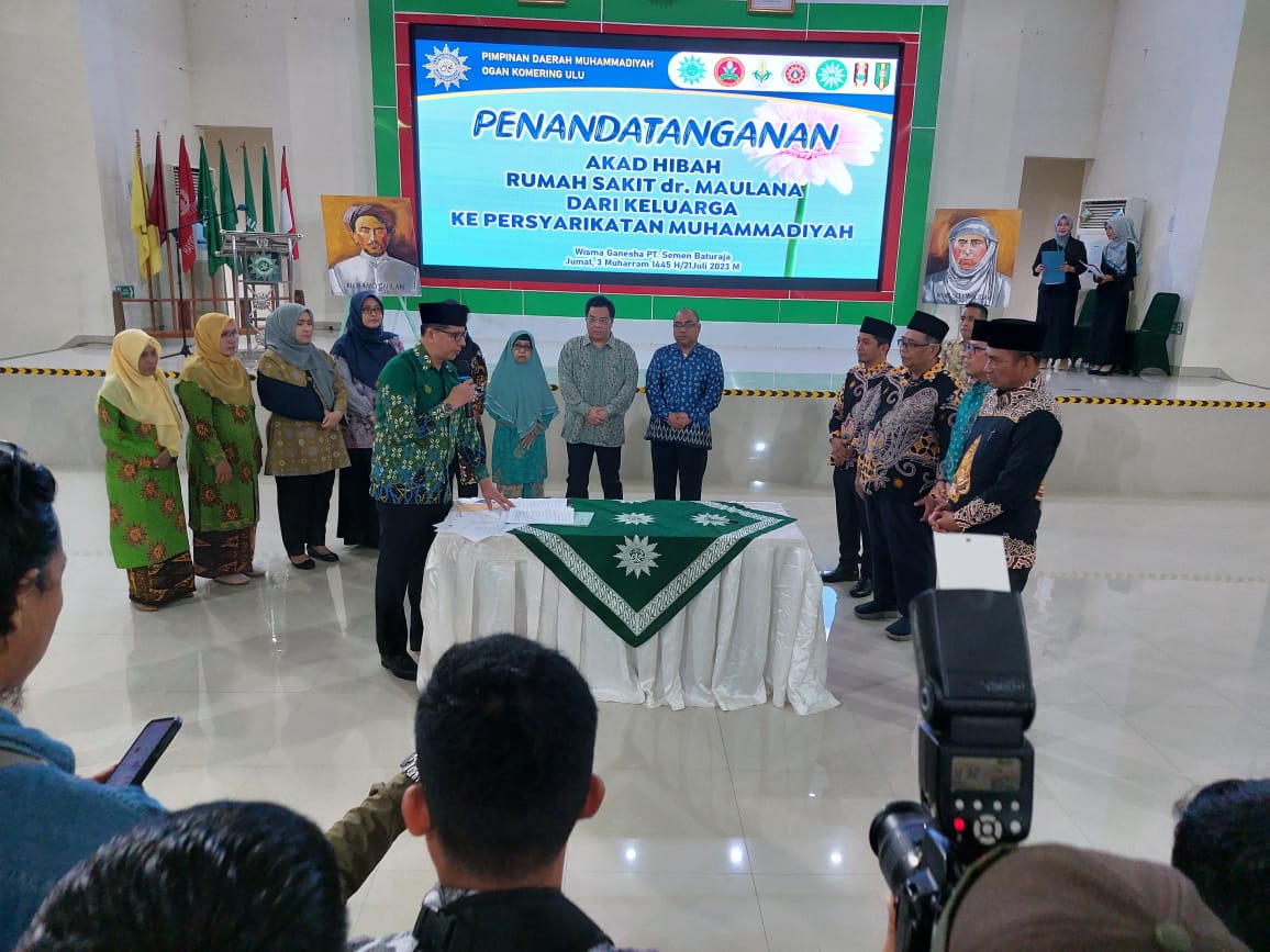 Ternyata Hanya ini yang Diterima PD Muhammadiyah OKU dari Hibah RSU dr Maulana AK