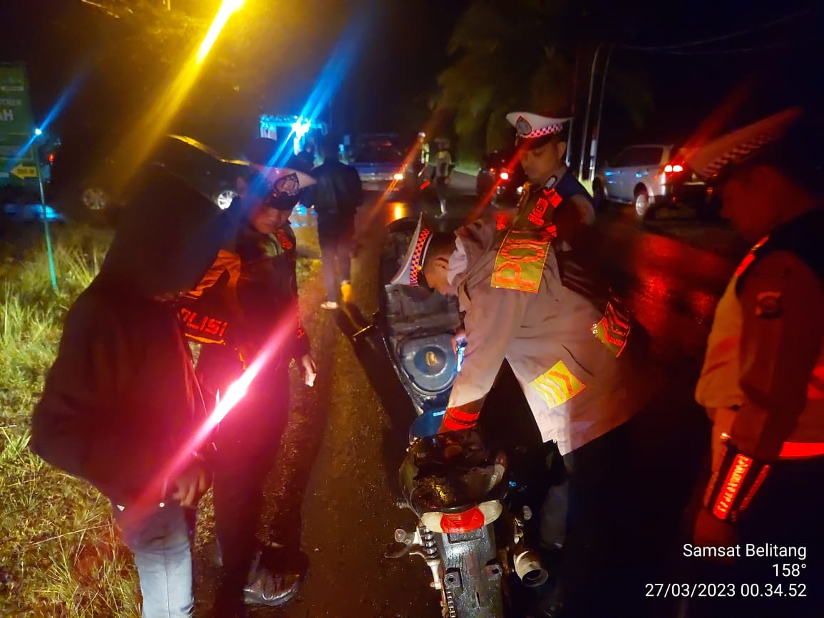 Antisipasi Kamseltibcarlantas, Satlantas Polres OKU Timur Gelar Patroli Hunting, ini hasilnya