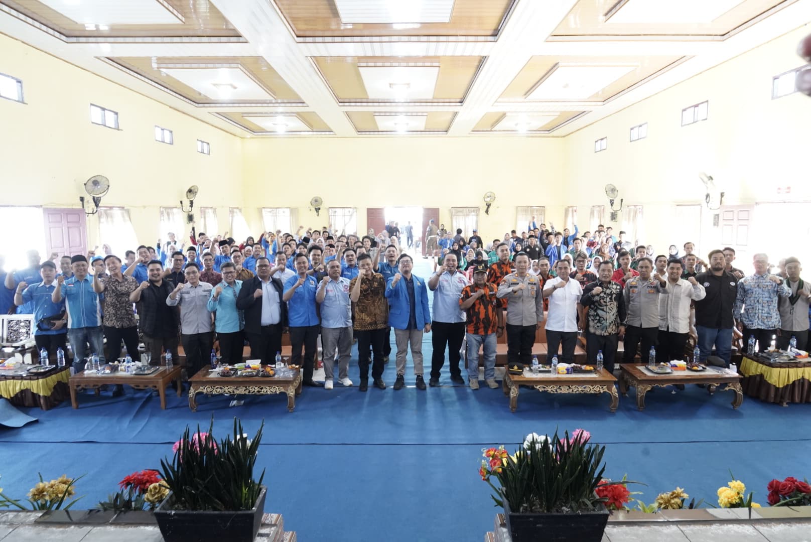 Disaksikan Bupati Enos, M Rofizul Yan Resmi Dilantik Sebagai Ketua KNPI OKU Timur
