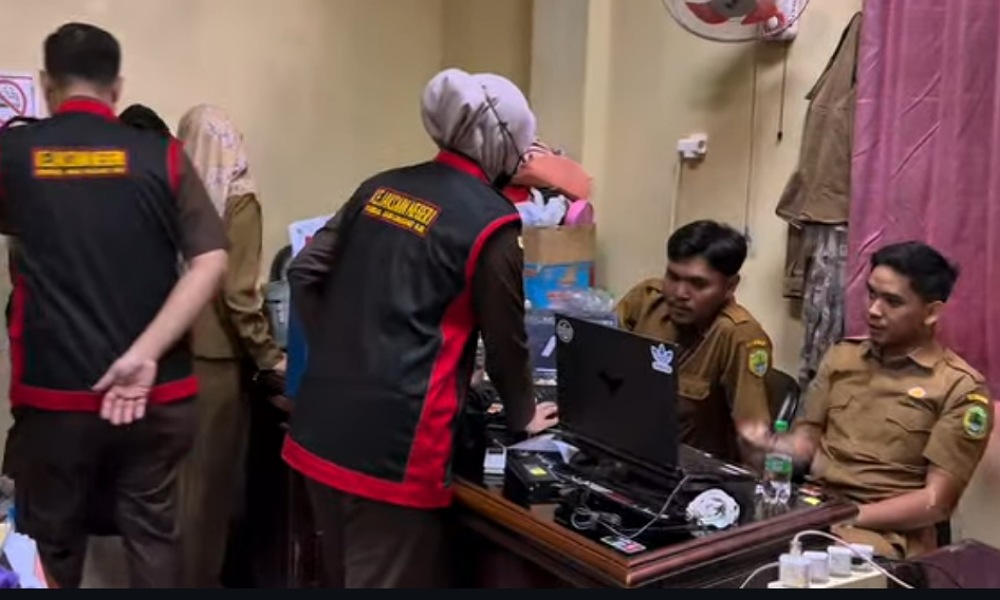 Dugaan Kongkalikong Paket Non-Tender, Kejari PALI Geledah Kantor Dinas Perkim