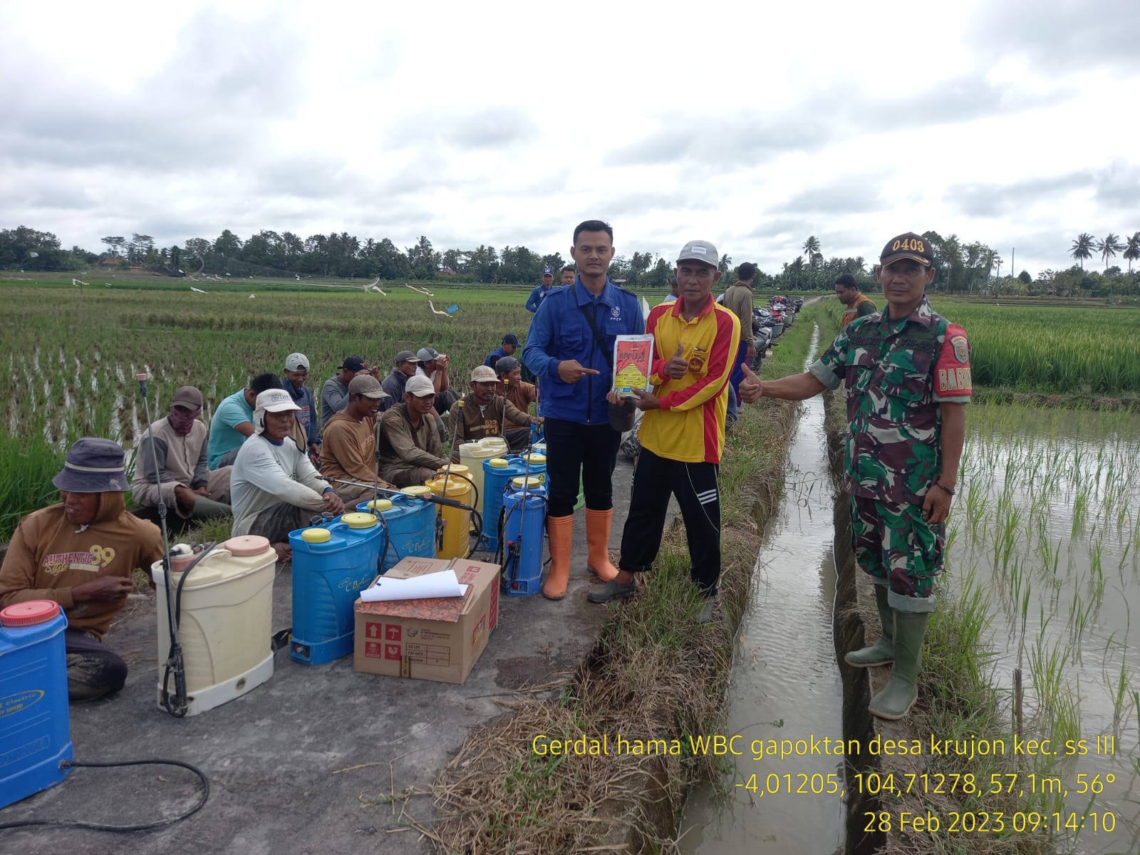 BPP Cahya Negeri Lakukan Pengendalian Massal Cegah WBC 