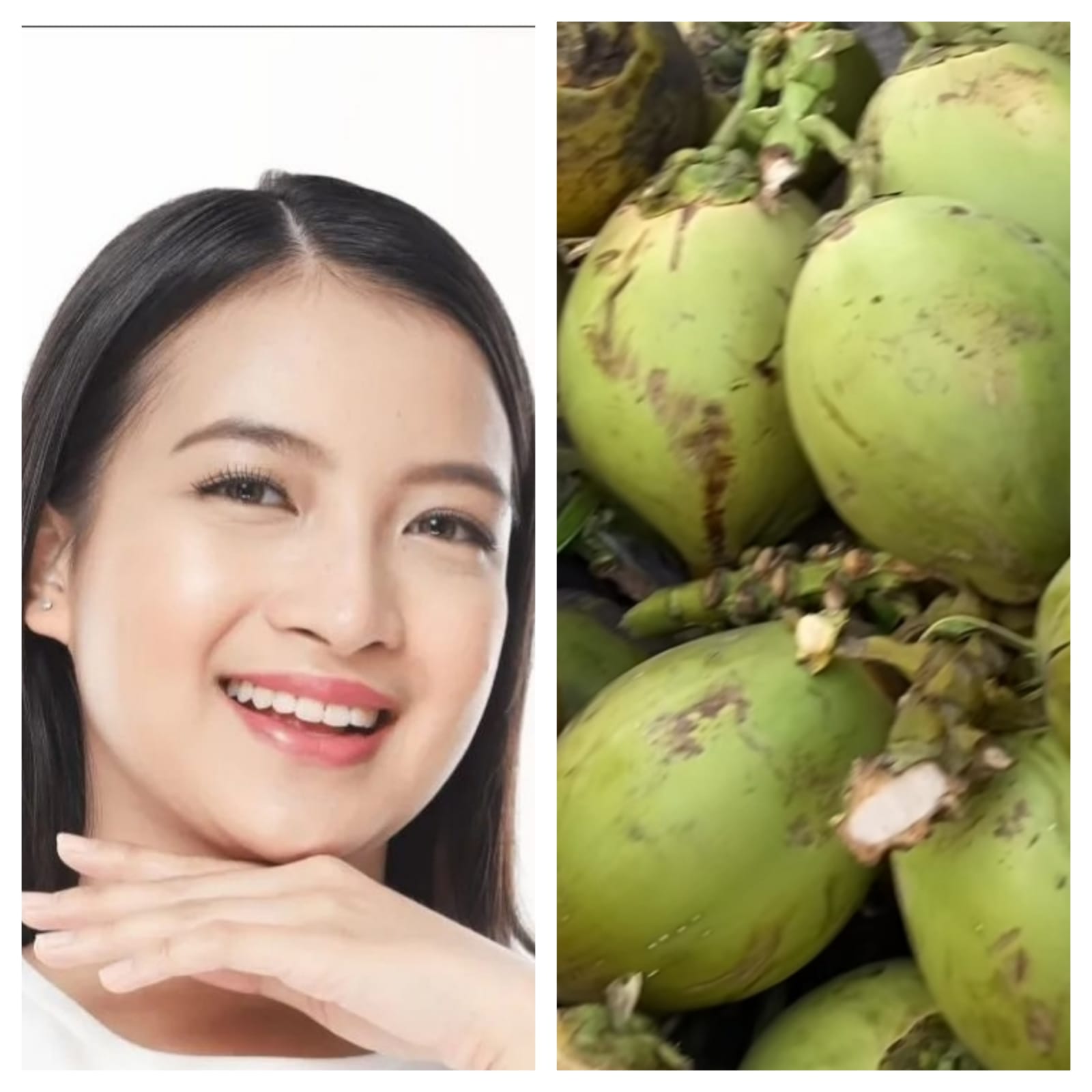 Begina Cara Menghilangkan Flek Hitam pada Wajah dengan Air Kelapa, Bikin Wajah Makin Glowing Tampa Kesalon