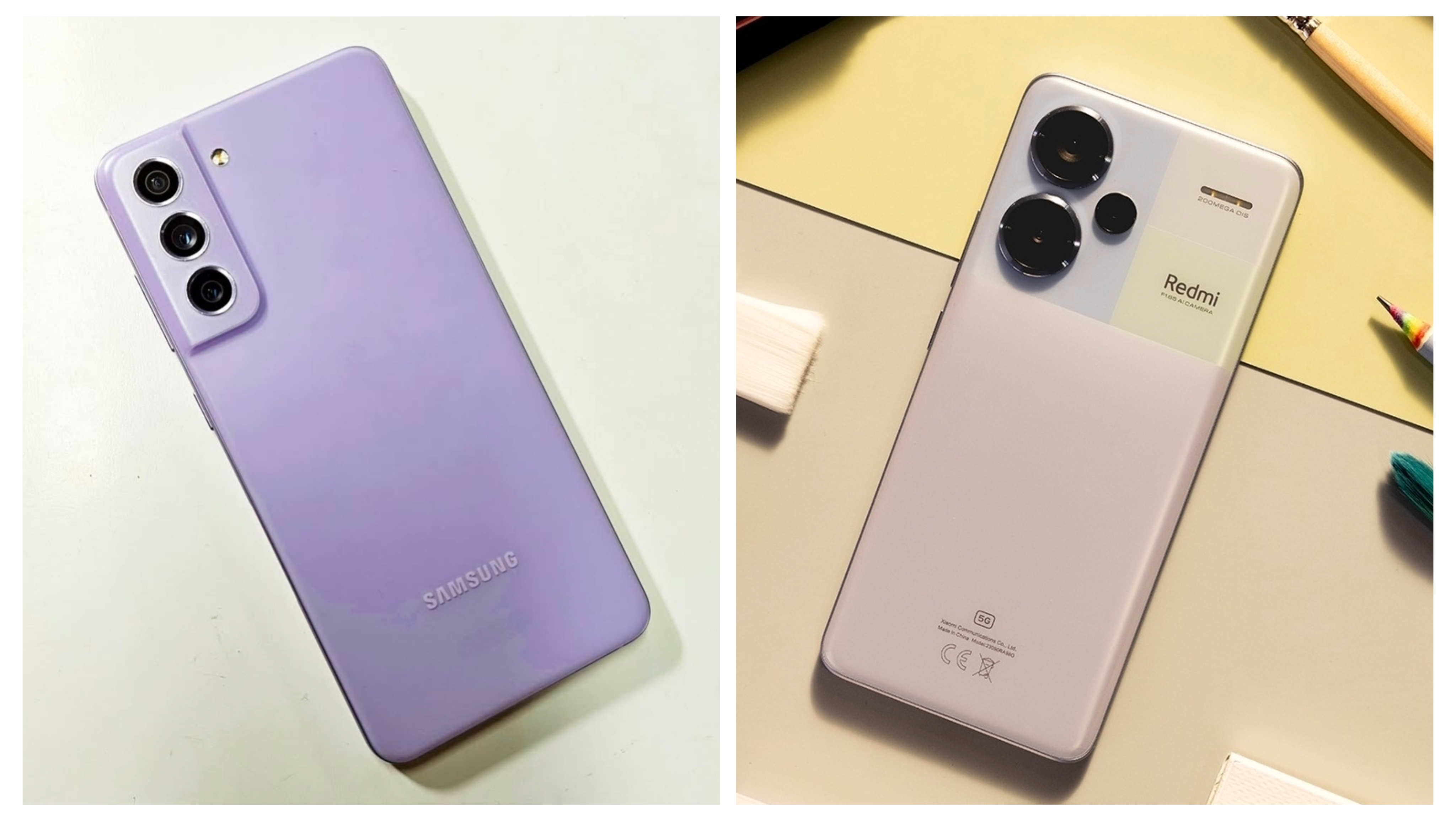 Samsung Galaxy S21 FE 5G vs Redmi Note 13 Pro Plus 5G: Adu Kamera 12MP versus 200MP, Simak Perbedaannya