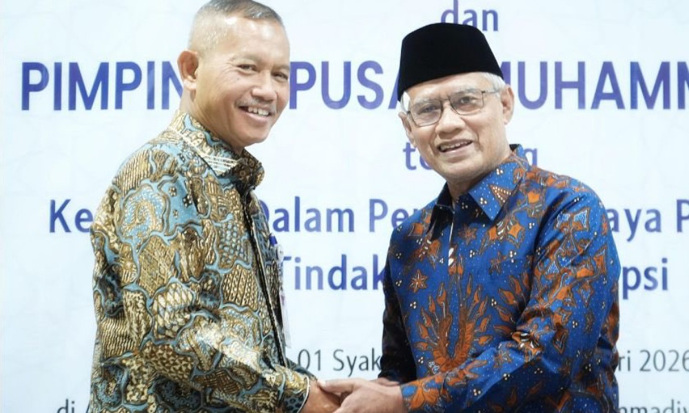 Maksimalkan Upaya Pencegahan Korupsi, KPK dan PP Muhammadiyah Sepakat Teken MoU