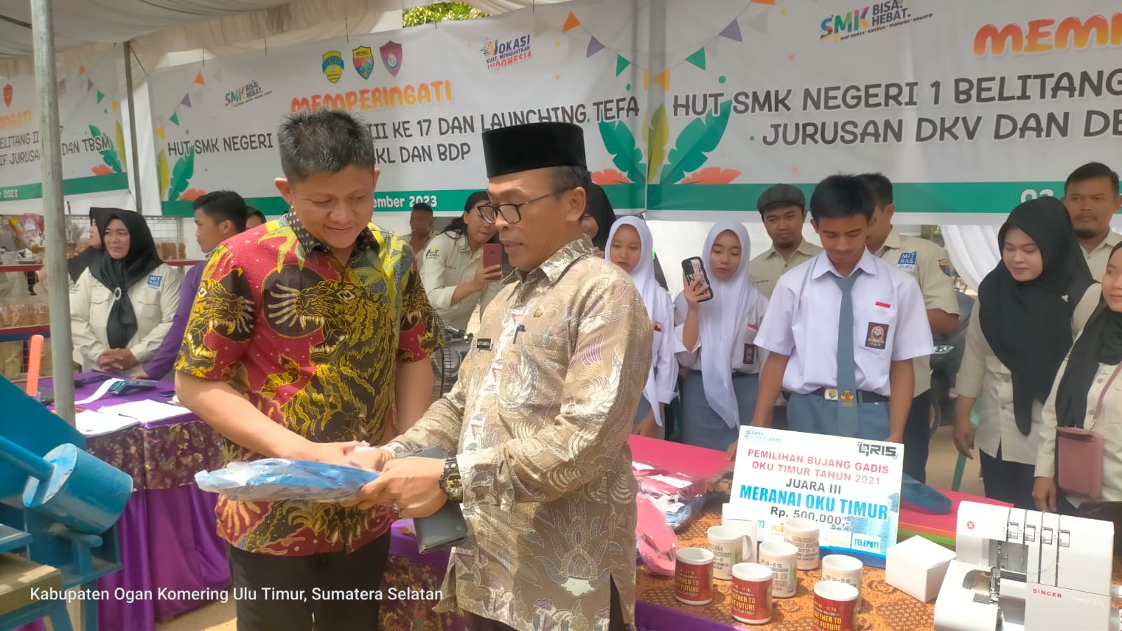 Launching  Tefa, SMK Negeri 1 Belitang III OKU Timur Siap Mencetak Pelajar yang Mampu Bersaing Didunia Kerja