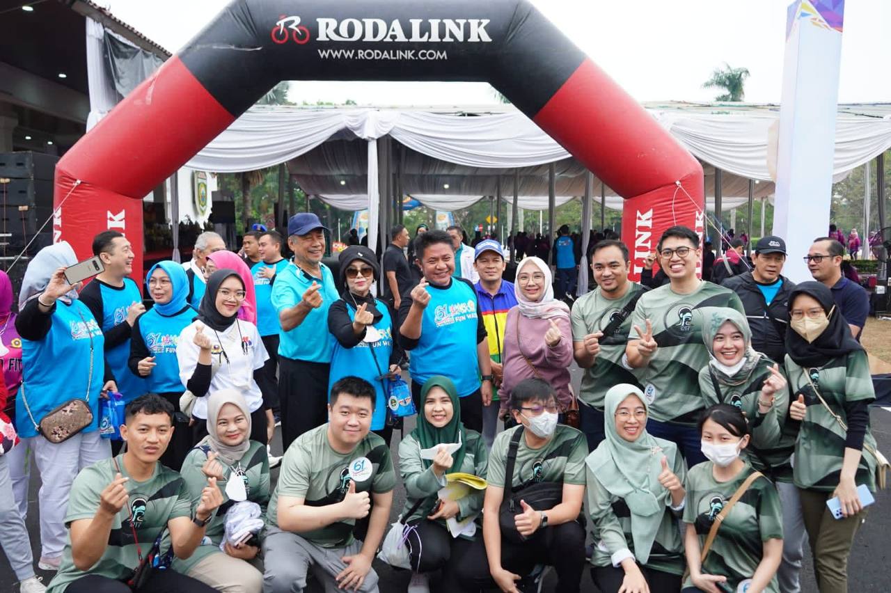 Herman Deru Lepas Ratusan Peserta Fun Bike, Fun Run dan Fun Walk Meriahkan Dies Natalis FK Unsri ke-61