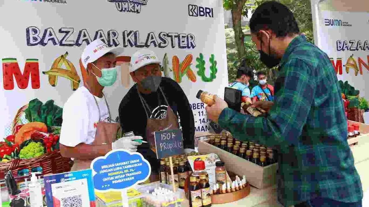 BRI Dorong Kebangkitan Perekonomian Pasar Tradisional di Tengah Pemulihan Ekonomi Nasional