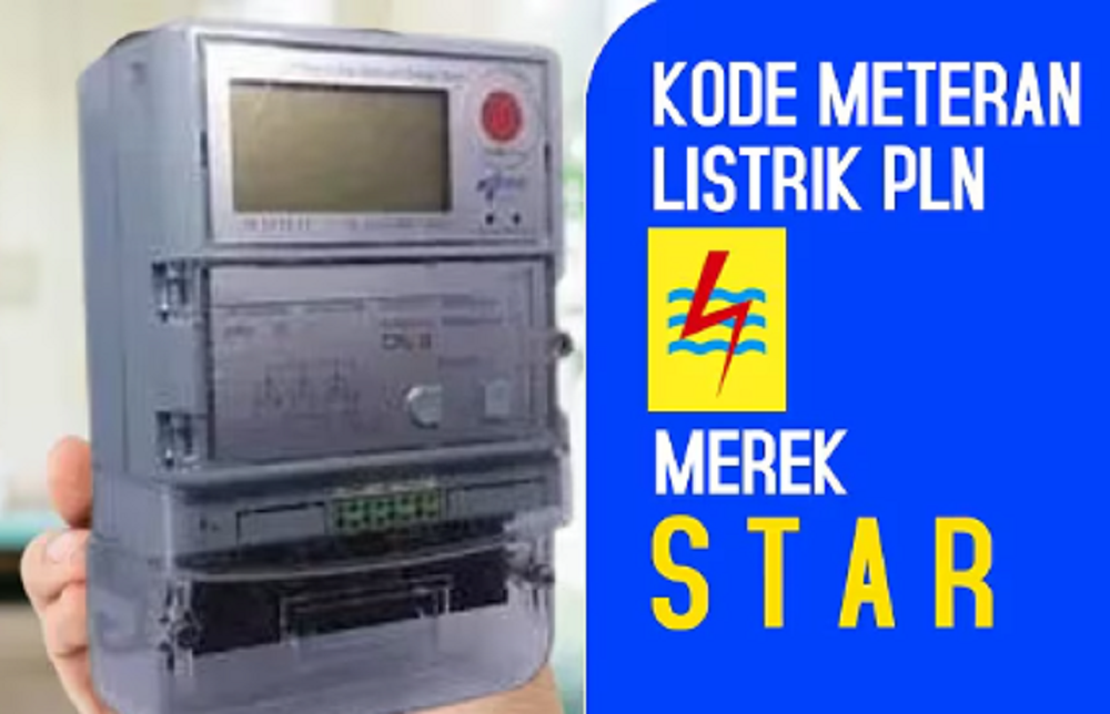 Penting, Ini Kode Rahasia Meteran Listrik Merek STAR