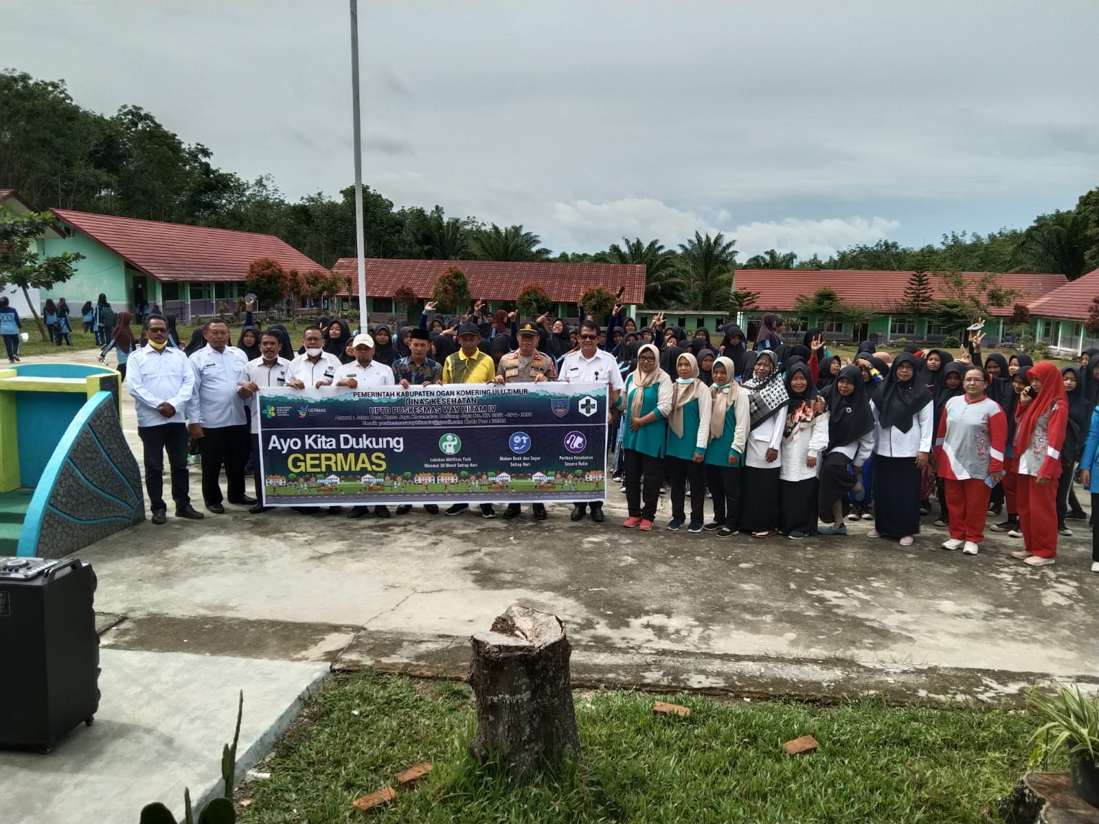 Aksi Germas Puskemas Way Hitam di Tingkat Sekolah 