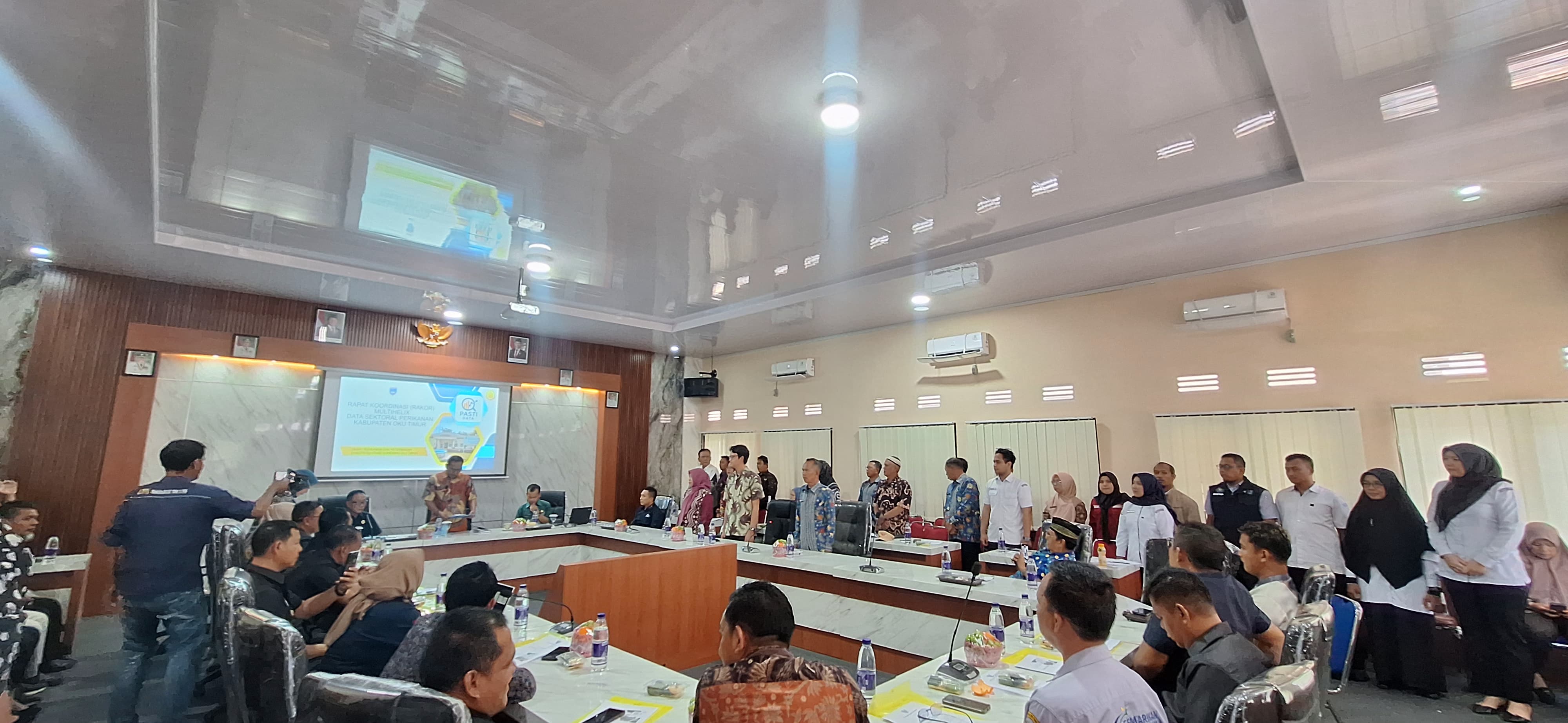 Diskannak OKU Timur Gelar Rapat Koordinasi Multihelixpendataan Sektoral Perikanan 