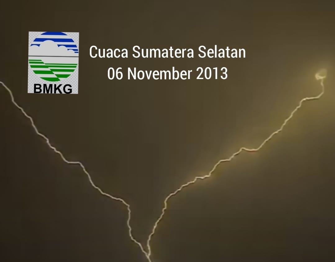 Cek, Ini Cuaca Sumatera Selatan 06 November 2023, Ada 3 Daerah Diperkirakan Hujan Petir Siang Hari