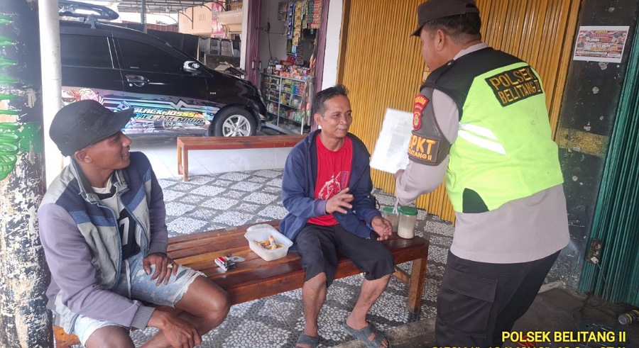 Intensifkan KRYD Karhutla, Polsek Belitang II Gelar 39 Patroli Terpadu dalam Sehari
