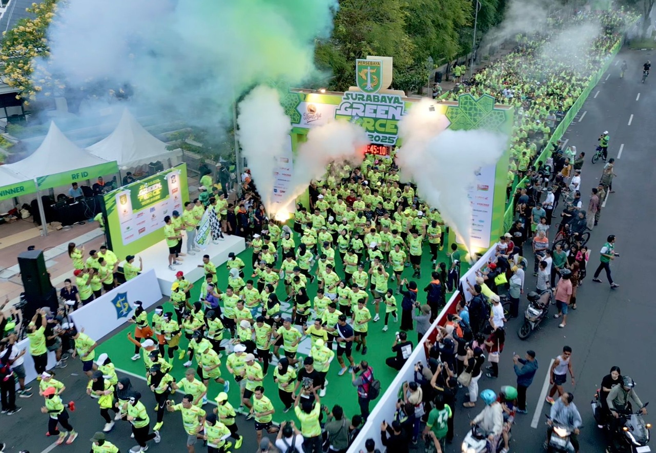 Green Force Run 2025 Sukses Hadirkan 5 Ribu Pelari, 49 Persen dari Luar Surabaya