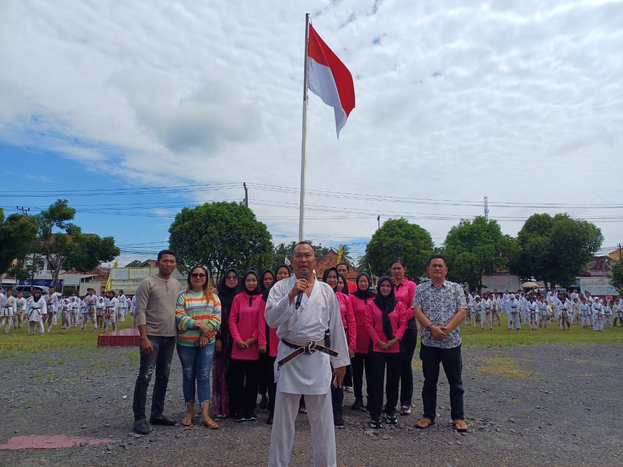 700 Sehito Kushin Ryu M Karate-Do Indonesia Ikuti Ujian Kenaikan Tingkat, Dipimpin Langsung Kompol Adi Sapril