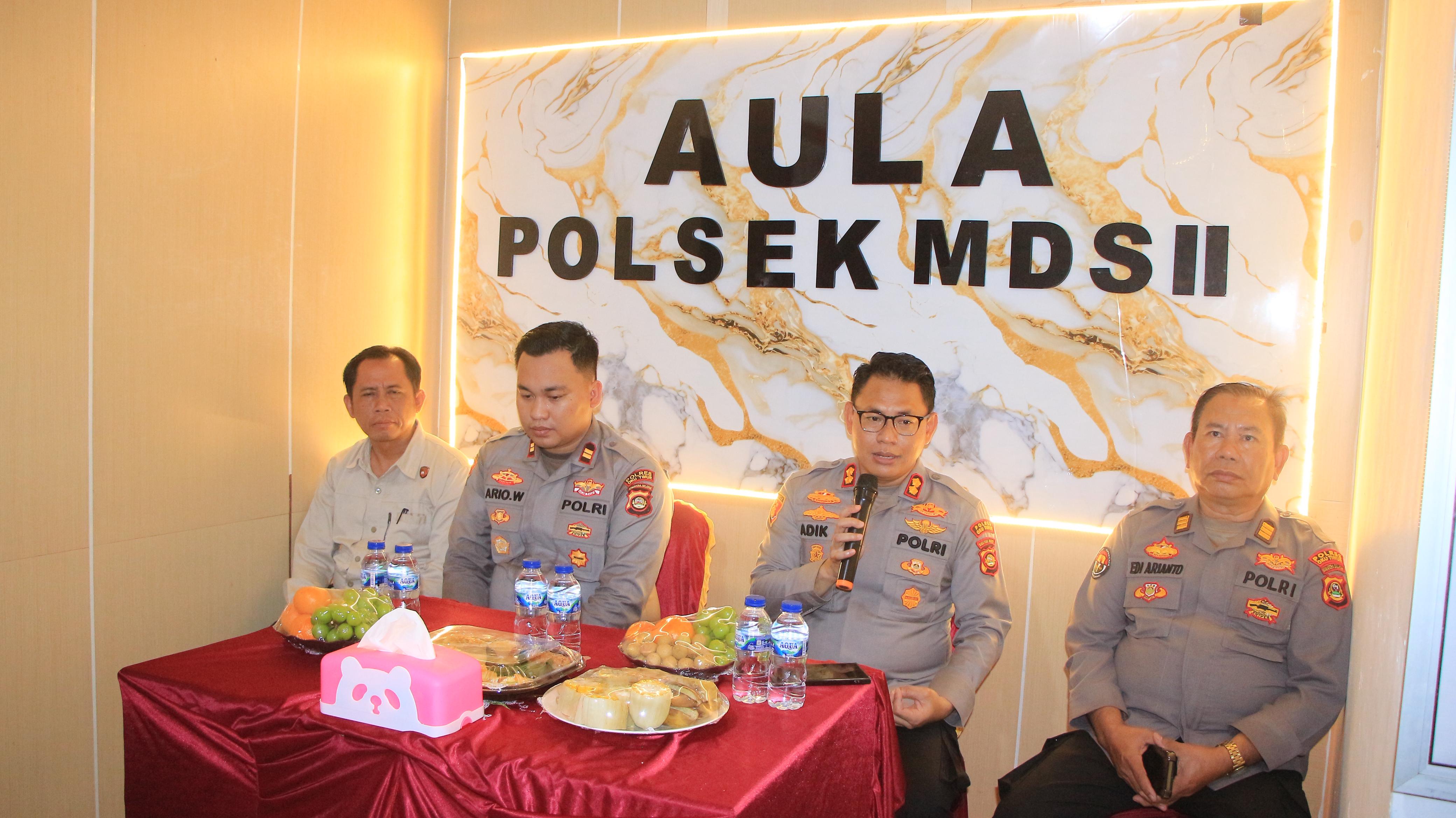 Tatap Muka di Polsek Madang II, Kapolres Ingatkan Anggota Pegang Teguh Setya Haprabu