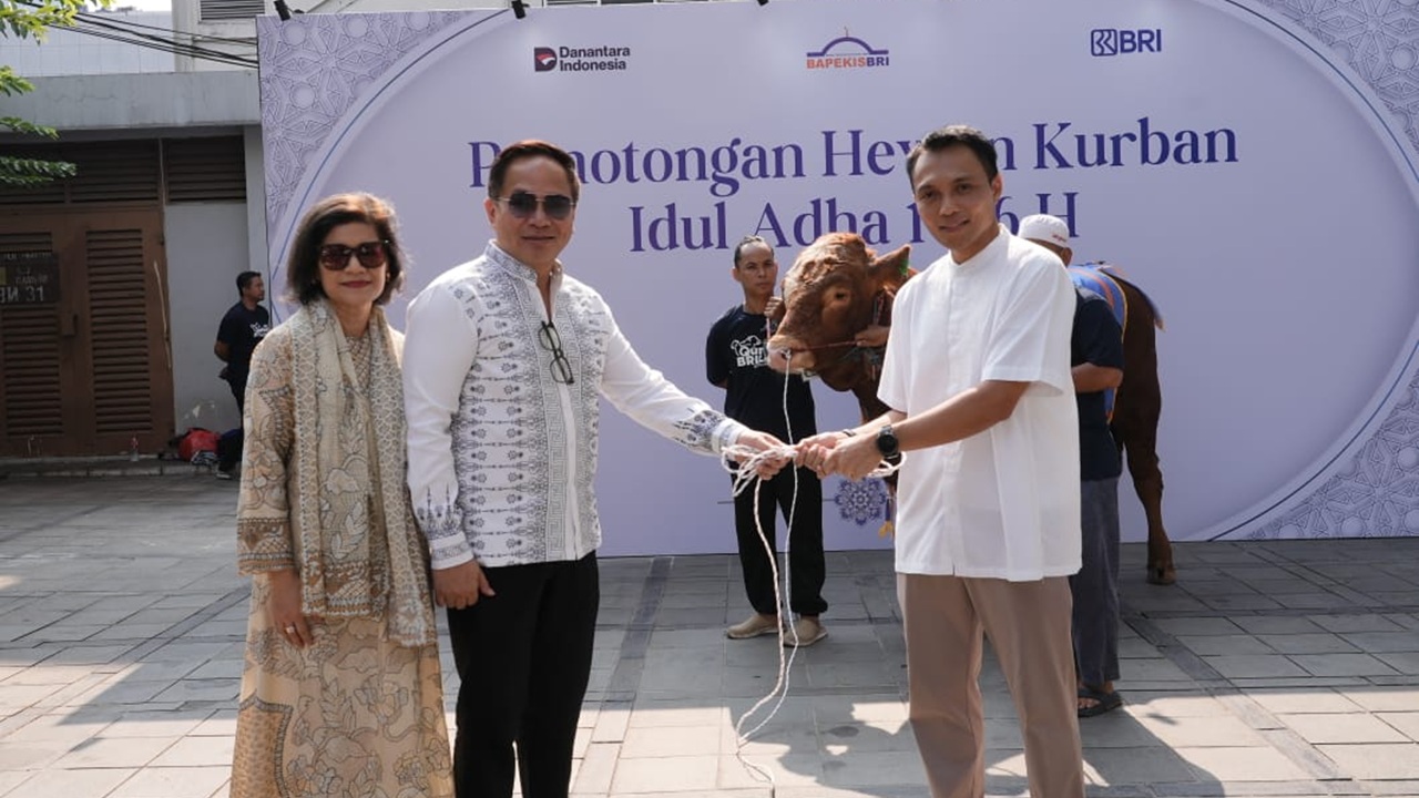 Semangat Berbagi Idul Adha 1446 H, Bapekis dan Karyawan BRI Salurkan 961 Hewan Kurban untuk Masyarakat