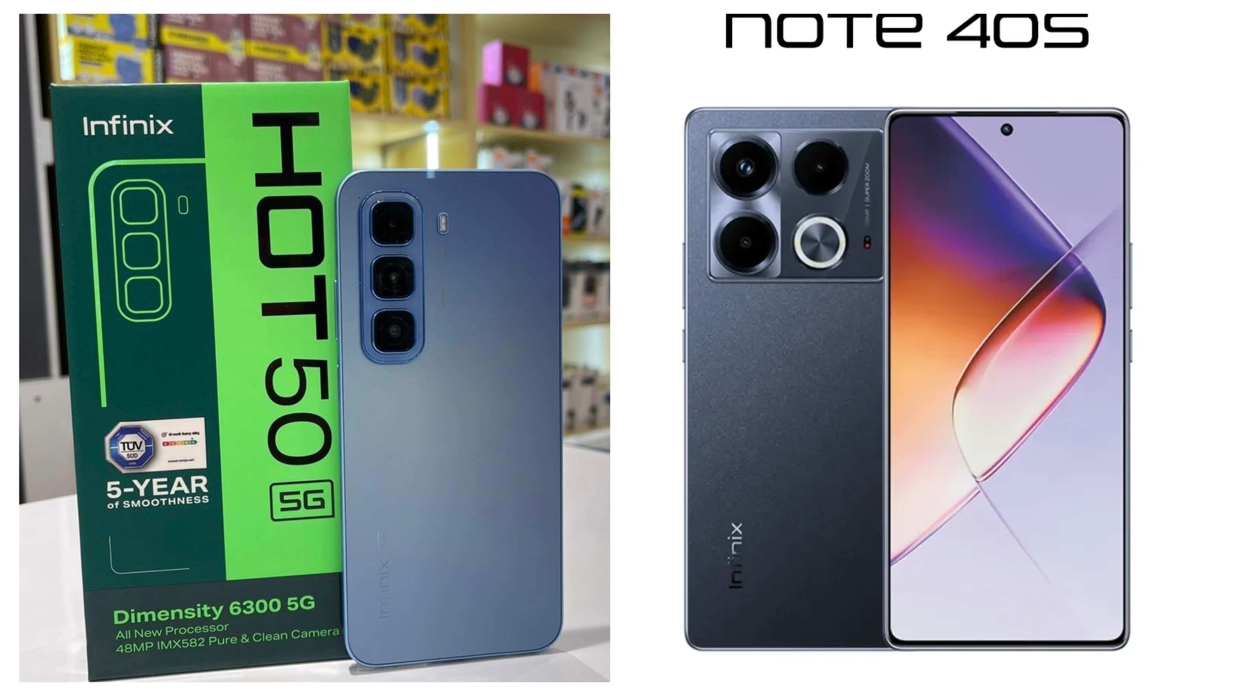 Duel Infinix Hot 50 5G vs Infinix Note 40s: Cek Bedanya untuk Memikat Peminat