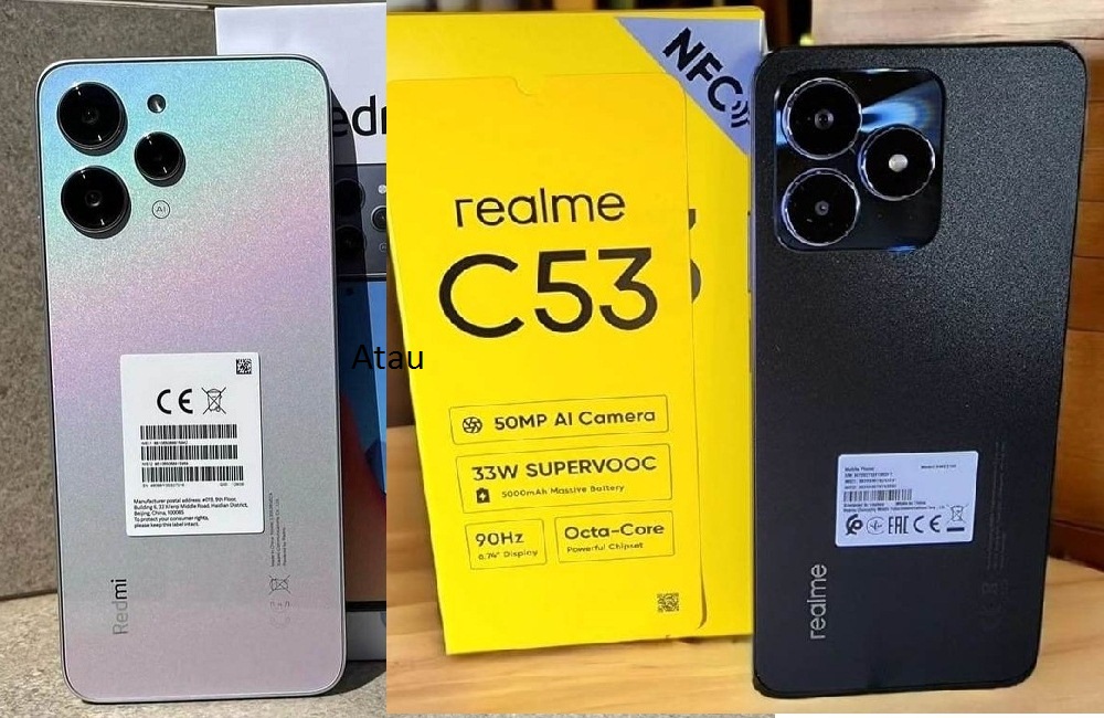 Mending Mana Redmi 12 atau Realme C53, Desain Mewah Harga Sama-sama Merakyatnya