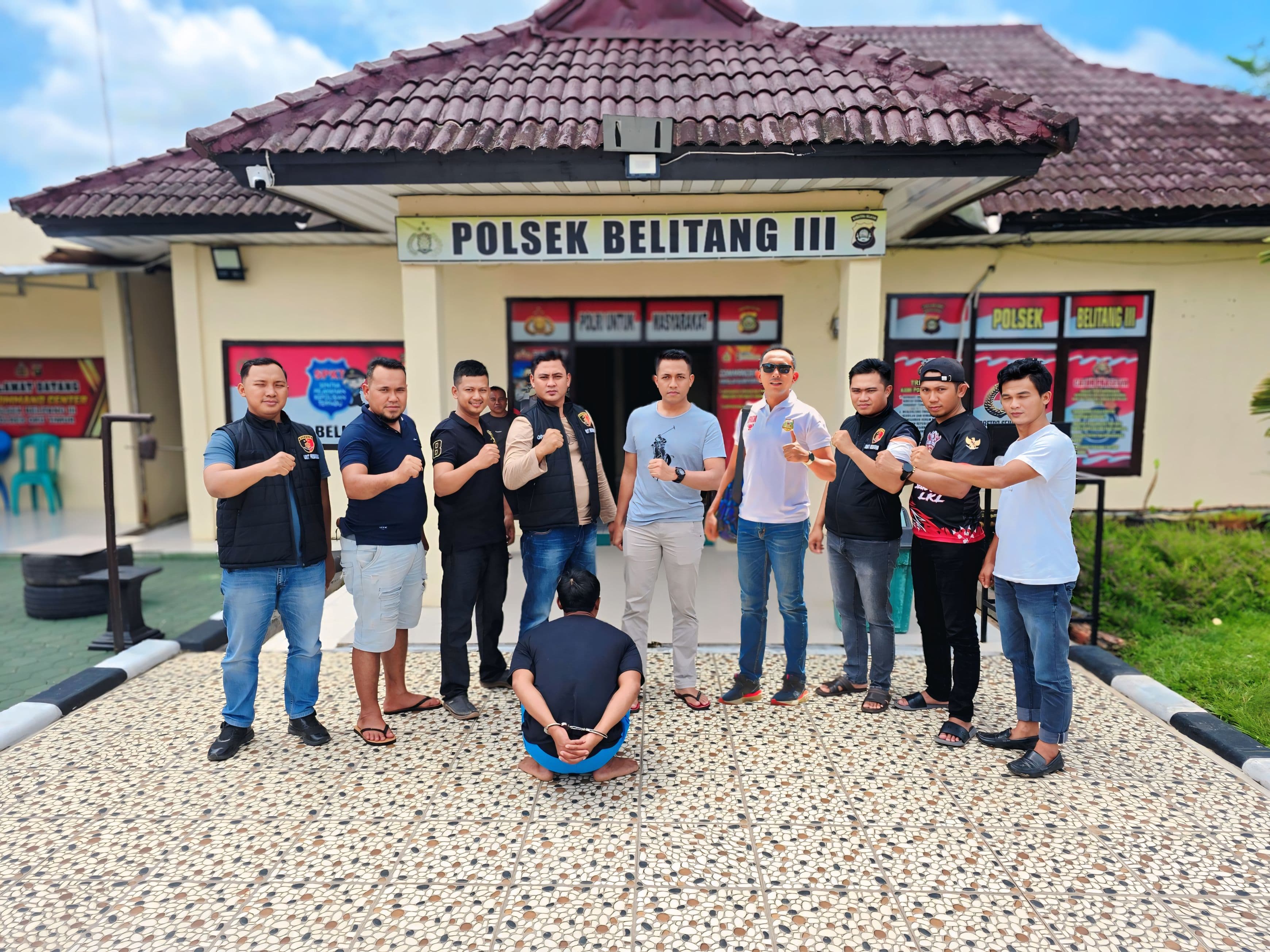 Tim Opsnal Keren Polsek Belitang III Buru Pelaku Curanmor Hingga ke Sungai Lilin