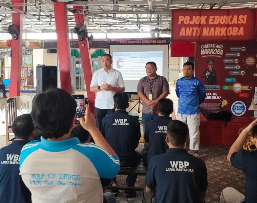 Wujudkan Lapas Martapura Zero Narkoba, Gandeng BNNK Gelar Bimtek Untuk WBP