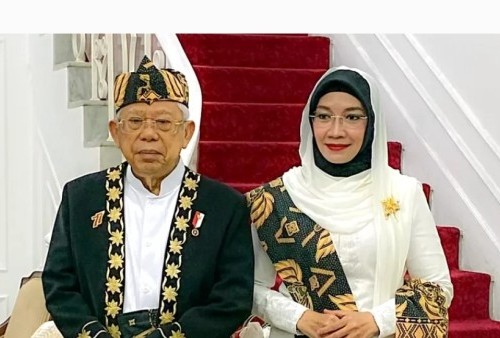 Wapres Ma'ruf Amin dan Istri Kenakan Baju Adat Banten, Ini Arti Filosofisnya