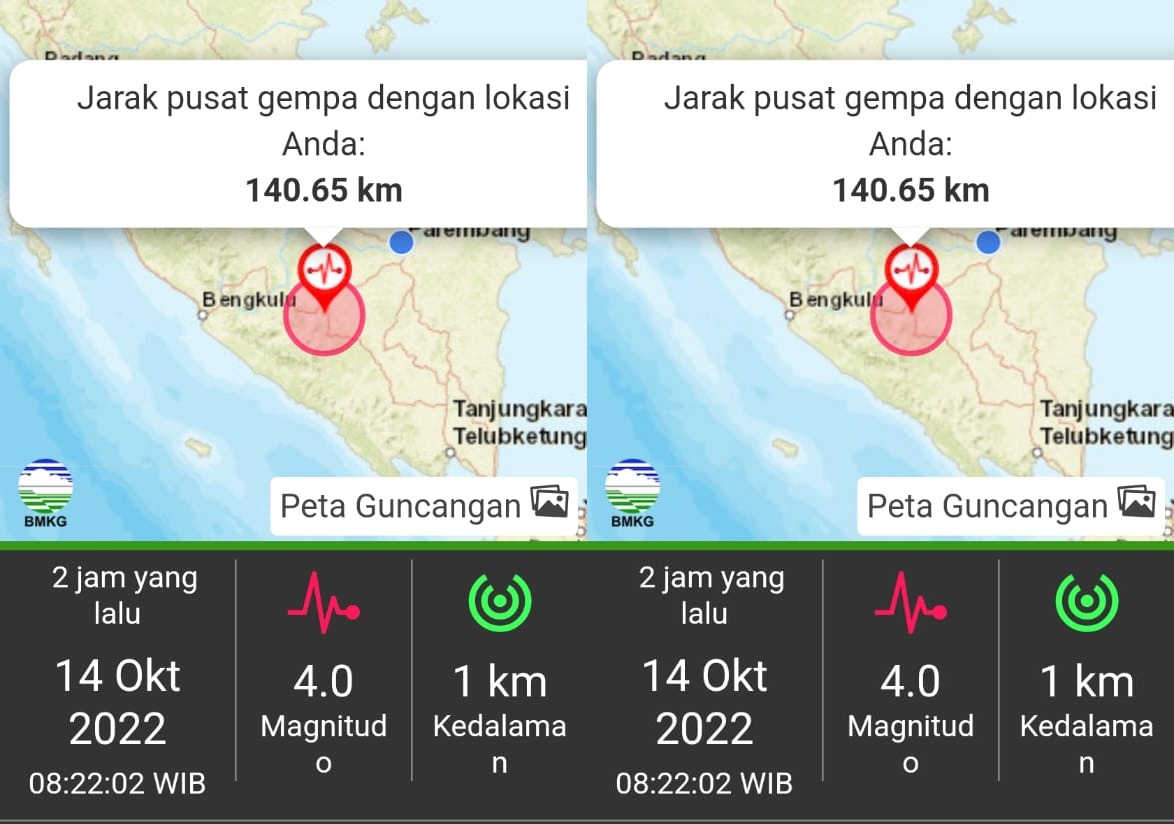 Jarang-jarang, Muara Enim Gempa ini Penyebabnya