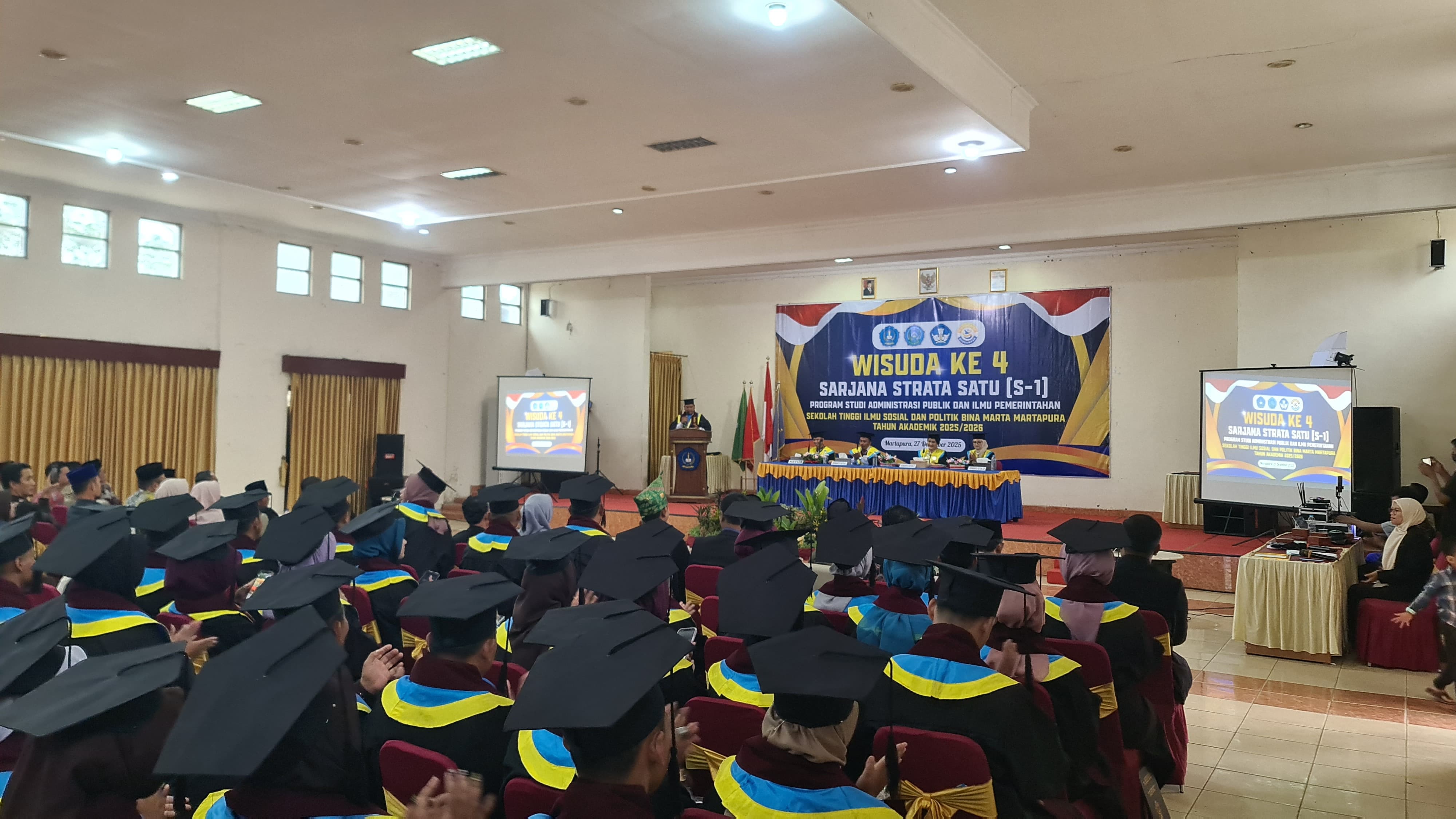 Wisuda ke 4 STISIP Bina Marta Martapura Meriah, Ayo Bergabung Bersama Bina Marta