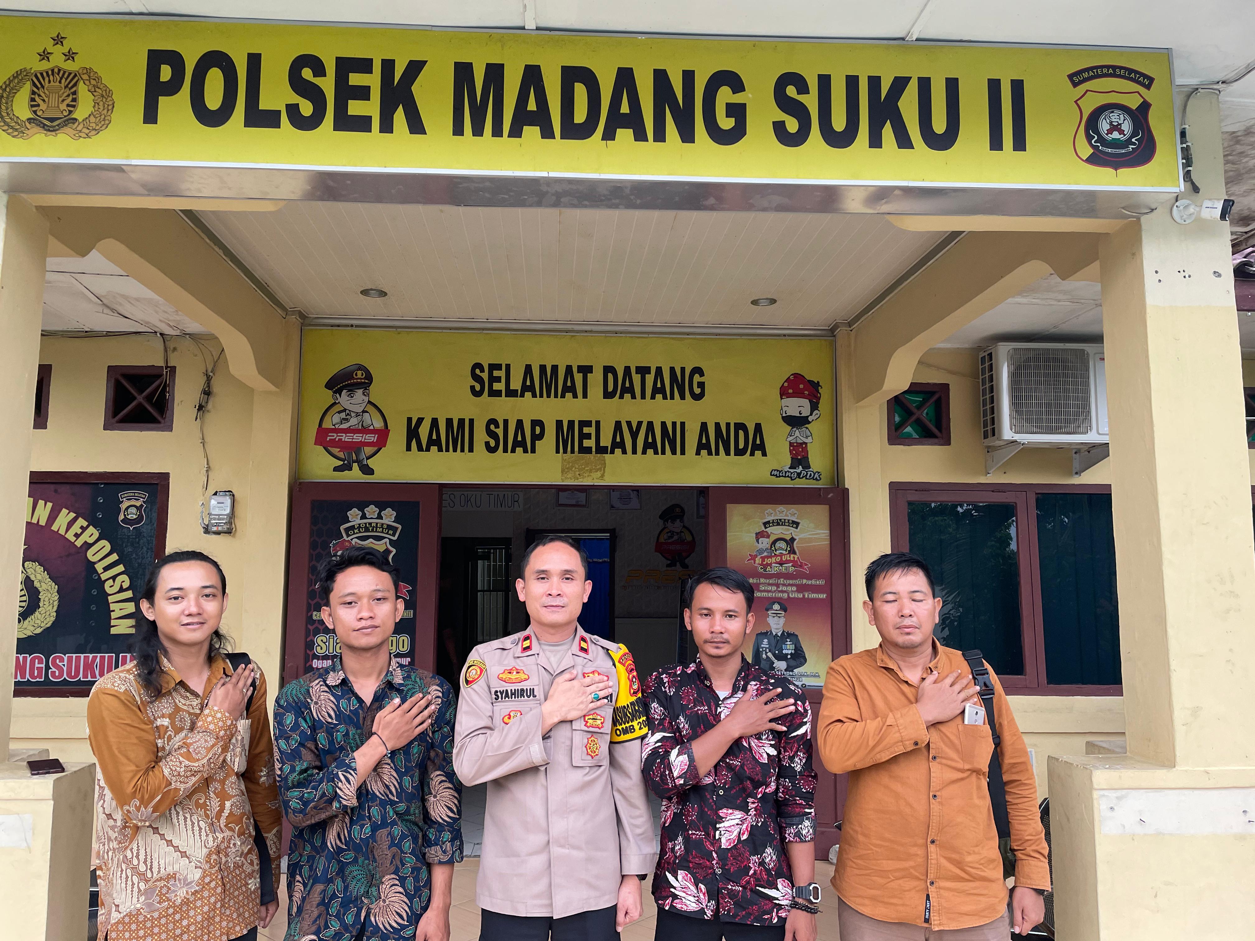 Kapolsek IPTU Syahirul Alim Terima Audensi PPK Madang Suku II, Wujudkan Pilkada Aman dan Kondusif