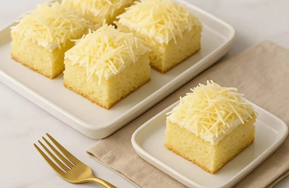 Resep Sponge Cake Topping Keju yang Lembut dan Gurih, Kue Lezat Favorit Keluarga