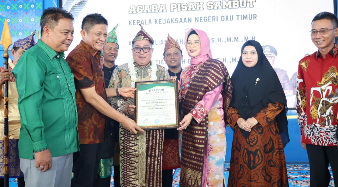 Bupati Enos Sambut Kajari Baru OKU Timur