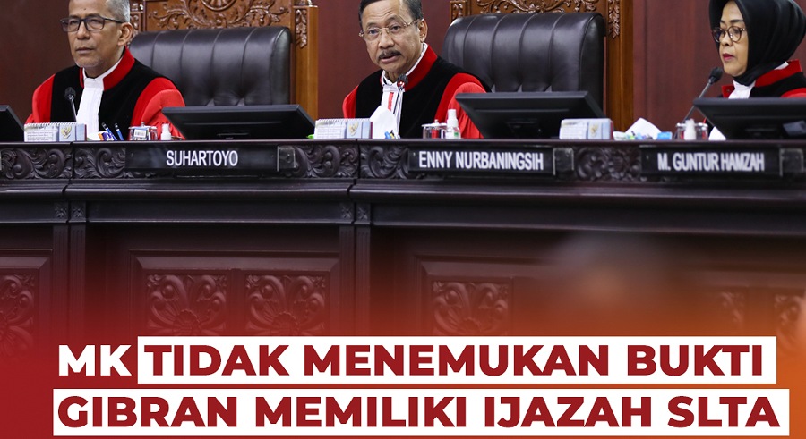 Ijazah Gibran Tak Terbukti Setara SMA, MK Tetap Tolak Gugatan