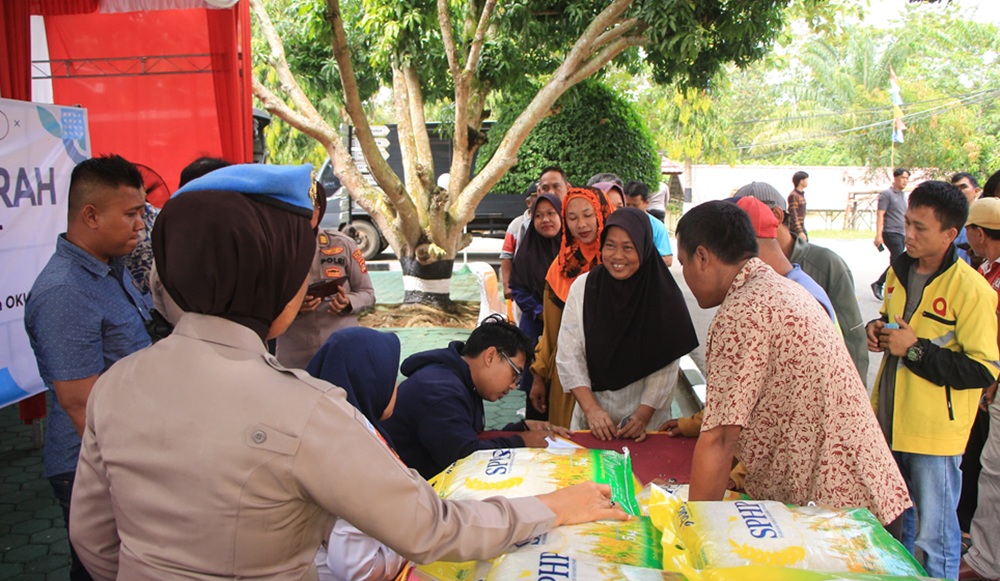 Polres OKUT Gelar Gerakan Pasar Murah Serentak